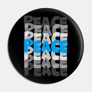 Repeated peace Pin