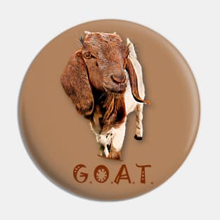 G.O.A.T Pin