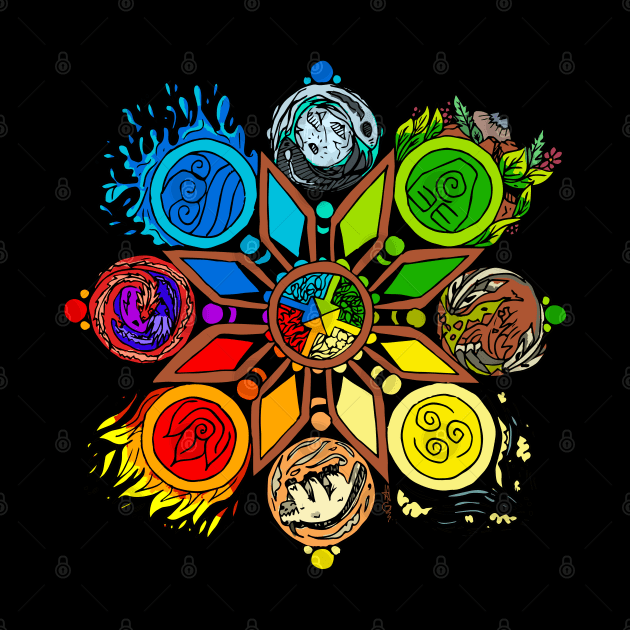 4 Nations Mandala. by hybridgothica