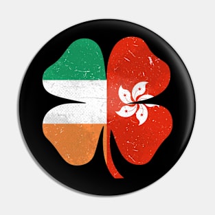 Hongkonger Irish Shamrock Hong Kong Ireland St Patrick's Day Pin