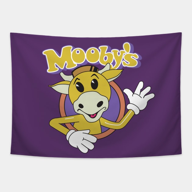 Mooby's Logo (clean) Tapestry by DisturbedShifty