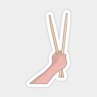 Drumsticks Music Magnet