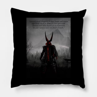 Samurai x bushido Pillow