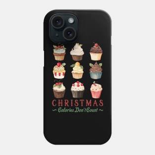 Christmas calories don't count Phone Case