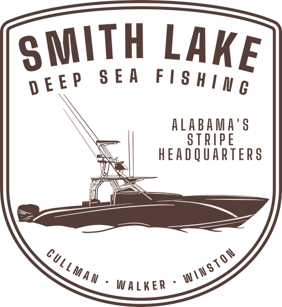 Smith Lake Deep Sea Fishing Kids T-Shirt by Alabama Lake Life