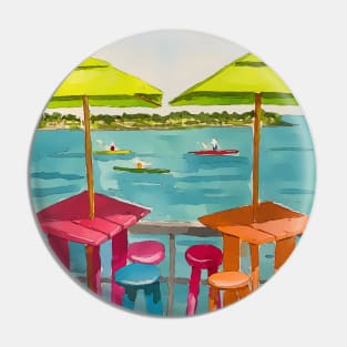 Key West Florida Umbrellas - WelshDesigns Pin