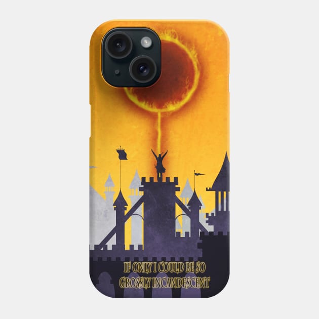 Praise the Sun Silhouette Piece Phone Case by Art of Arklin