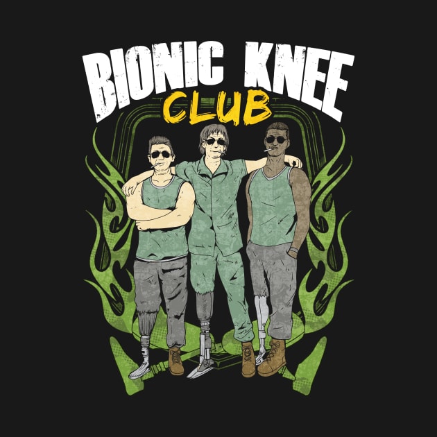 Knee Surgery T Shirt Surgery Survivor Shirt Bionic Knee Club by TellingTales
