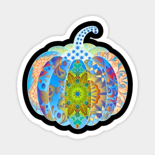 Pumpkin Mandala Magnet