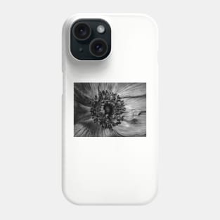 The Anemone in Black and white Phone Case