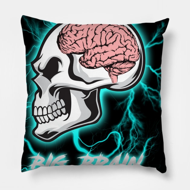 Big Brain Energy Pillow by Blackwolf24