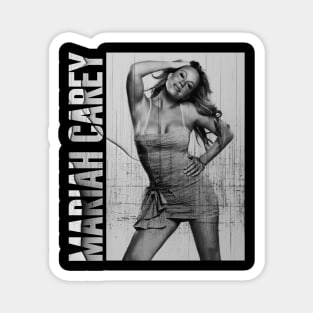 Mariah Carey // Vintage Distressed Magnet