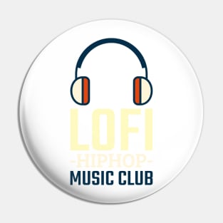 Lofi Hiphop Music Club Pin