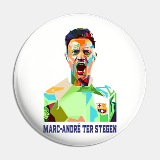 Marc-Andre Ter Stegen Pop Art Pin