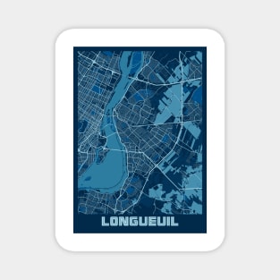 Longueuil - Canada Peace City Map Magnet