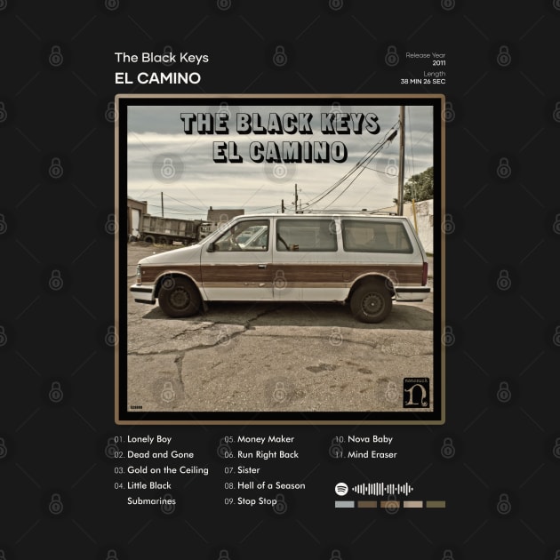 The Black Keys - El Camino Tracklist Album by 80sRetro