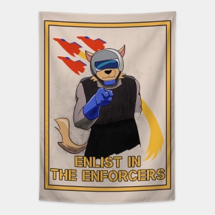 We want you for the Enforcers! Tapestry