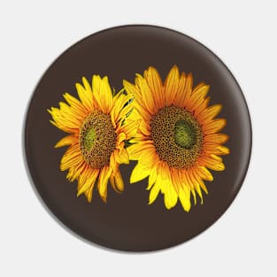 Sunflowers - I've Got Your Back Pin