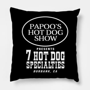 Papoo's Hot Dog Show Pillow