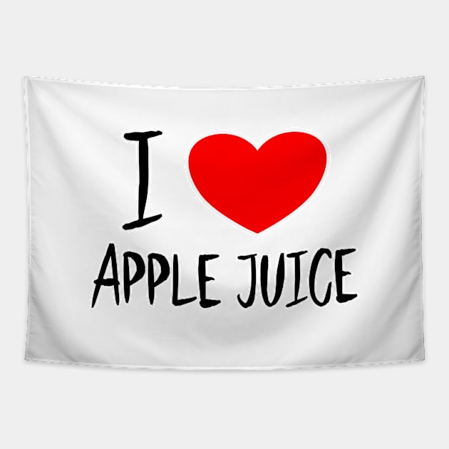 I love Apple Juice Tapestry by THUD creative