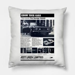 FORD CORTINA SAVAGE - advert Pillow