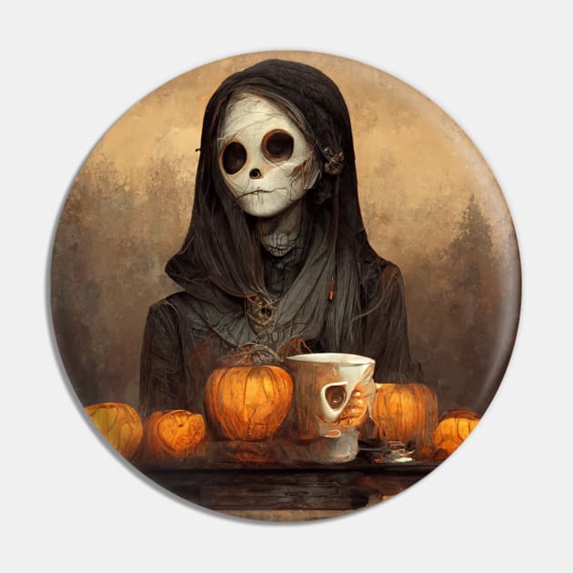 Halloween Coffee Pin by SpaceCats