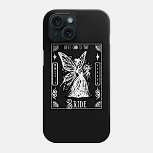 Here Comes The Skeleton Bride Fairy Gothic Cottagecore Tarot Phone Case