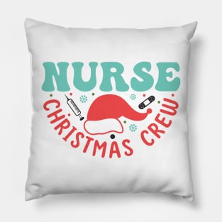 Christmas Nurse Crew Pillow