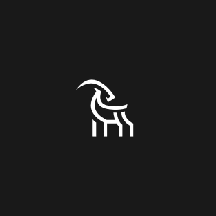 simple mountain goat icon T-Shirt