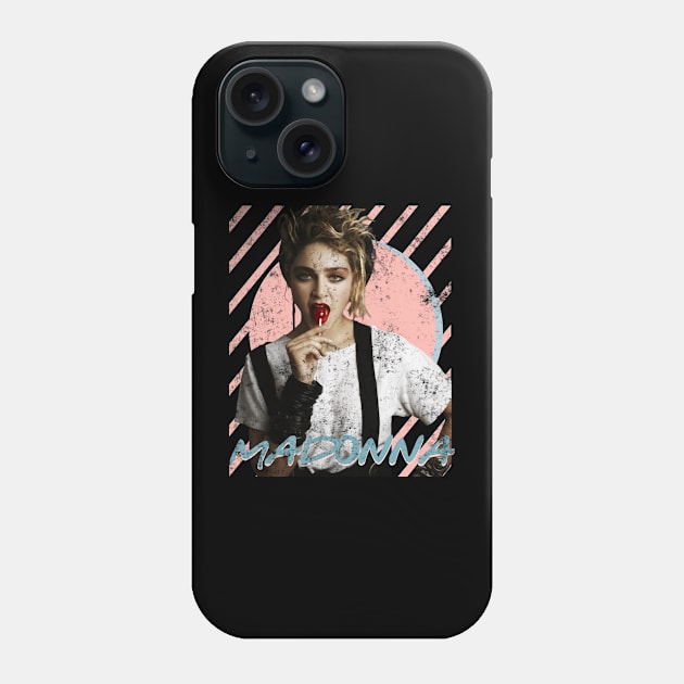 Madonna Original 80s Vintage Style Design Phone Case by Yuri's art