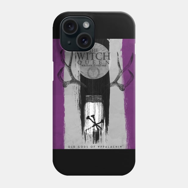 The Witch Queen: Solitude/ACE PRIDE Shirt Phone Case by Old Gods of Appalachia