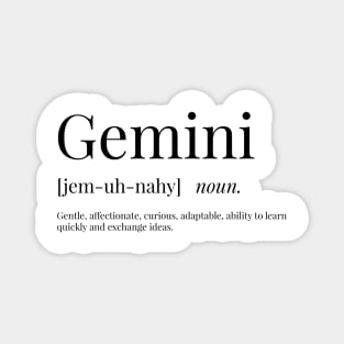 Gemini Definition Magnet
