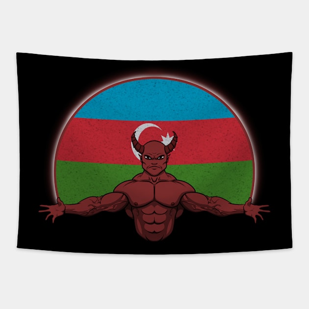 Devil Azerbaijan Tapestry by RampArt