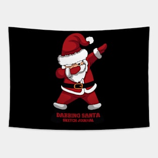 dabbing santaclaus Tapestry