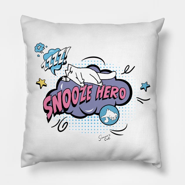 Simon's Cat Hero Pillow by devanpm