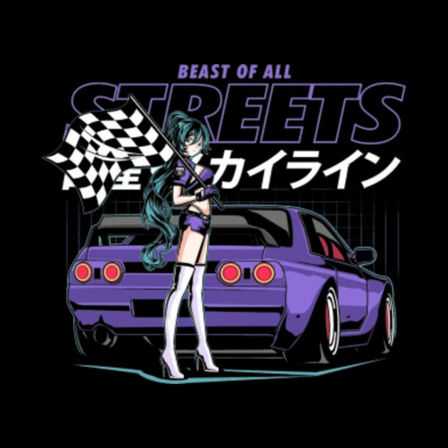 Streets girls - Initial D - Phone Case