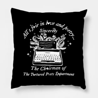 All'S Fair In Love Poetry Day Pillow