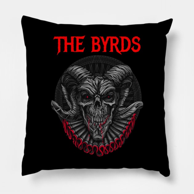 THE BYRDS BAND Pillow by Angelic Cyberpunk