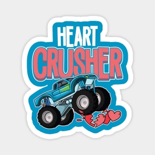 Heart Crusher, Valentines Day Magnet