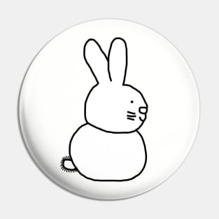 White Rabbit Pin