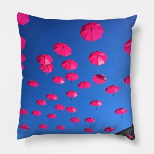 October in pink Pillow