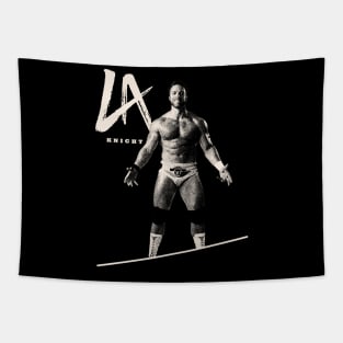 la knight 36// black white design T-Shirt Tapestry