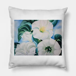 Georgia O'Keeffe Jimson Weed 1936 Art Print Flower Painting Poster American Painter Modernism Pillow