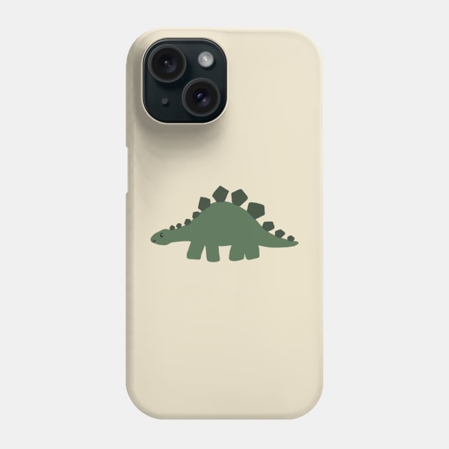 Stegosaurus drawn badly Phone Case by Xetalo