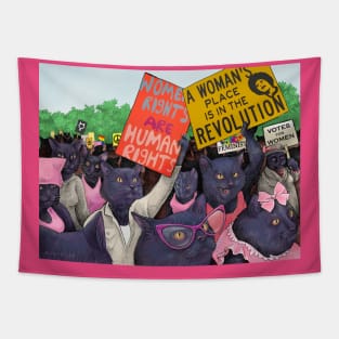 Black Kat Theatre Women's March Tapestry