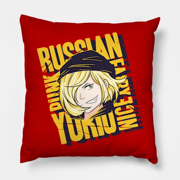 Yuri on Ice - Yurio Nice Shirt 1 Pillow by Astrayeah