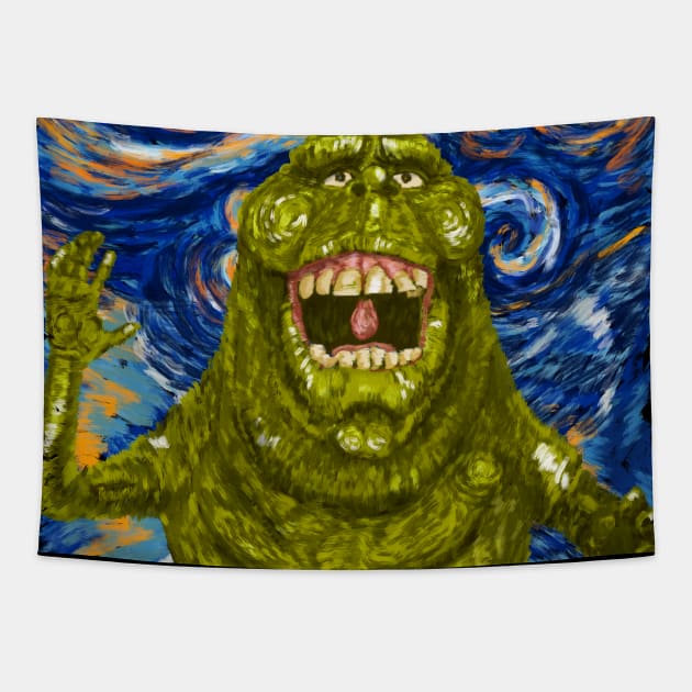 Ghostbusters Gogh Tapestry by The Brothers Co.