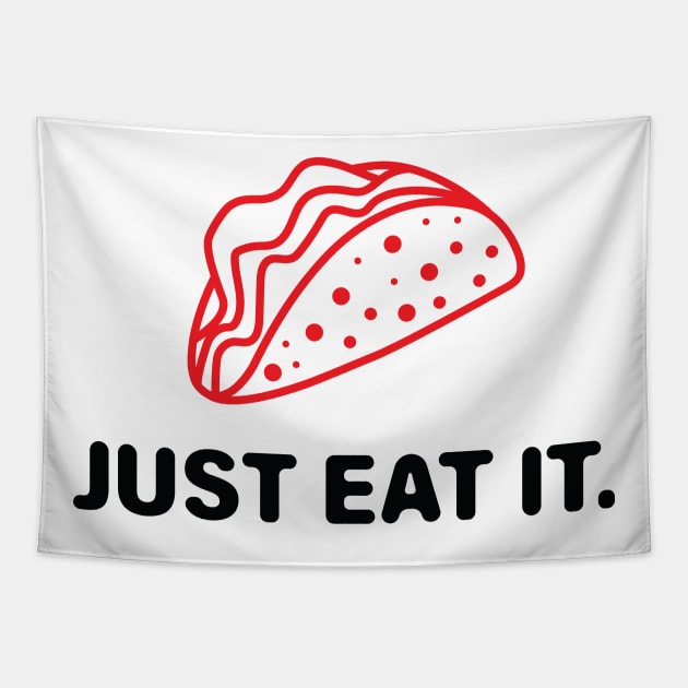 JUST EAT TACO Tapestry by encip