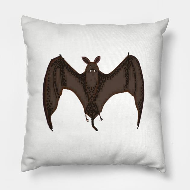 Vampire Bat Pillow by jandavies