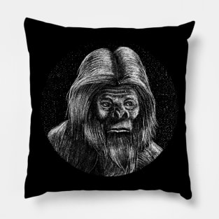 Bigfoot Realistic Face Pillow